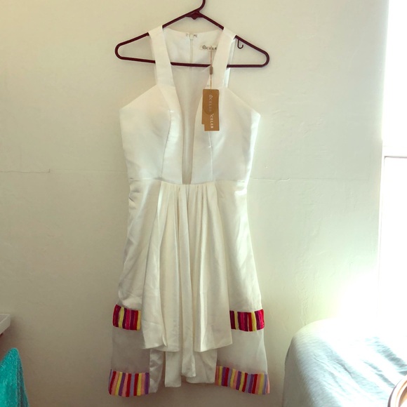 Silky white dress custom made - Picture 1 of 7